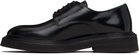 VINNY’s Black Leather Officer Derbys