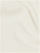 Saman Amel - Slim-Fit Cotton and Cashmere-Blend T-Shirt - Neutrals