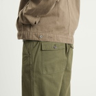 Norse Projects Men's Kvitfjell Relaxed Cotton Twill Pants in Olive Night