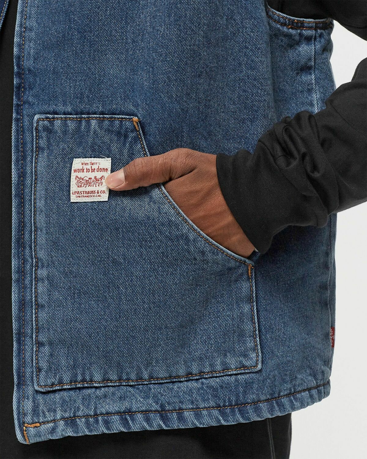 Levis Sansome Vest Blue Vests