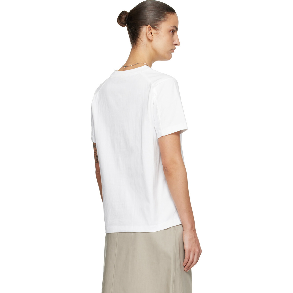 Arc'teryx White Kragg Cotton Little Bird Crew S/S T-shirt