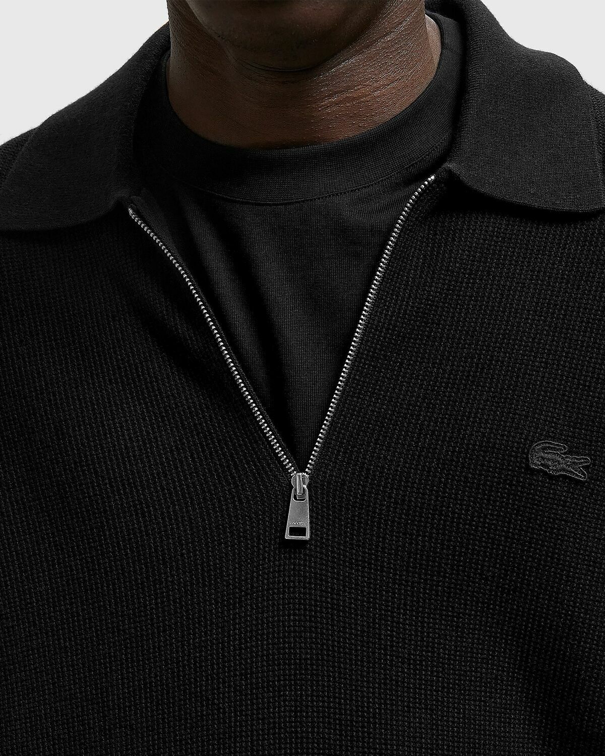 Lacoste SWEATER Black Mens Pullover