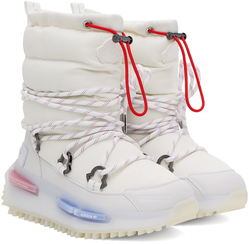 Moncler Genius Moncler x adidas Originals White NMD TG 36 Boots