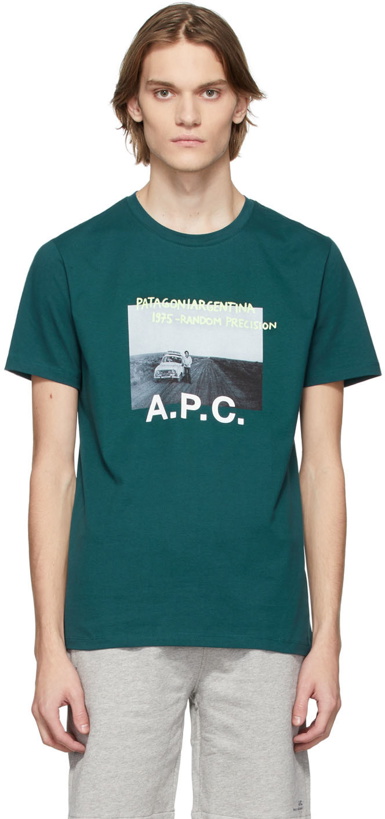 Photo: A.P.C. Green Stanley T-Shirt
