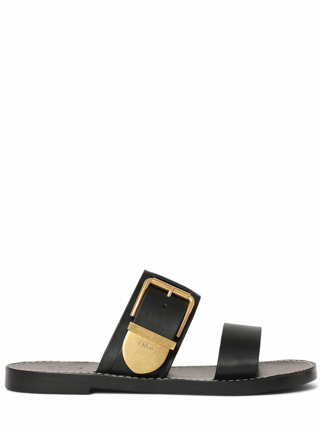 【Chloe】レベッカ レザーサンダル 10mm CHLOÉ Rebecca レザーサンダル | NET-A-PORTER