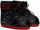 Moon Boot Black & Red Stranger Things Edition Icon Low Boot