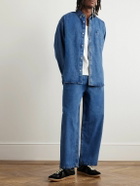 The Frankie Shop - Drew Wide-Leg Pleated Jeans - Blue