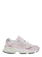 New Balance 9060 Pink Sneaker With Side Logo And Chunky Sole In Suede Unisex