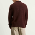Norse Projects Men's Rasmus Relaxed Brushed Polo in Mahogany
