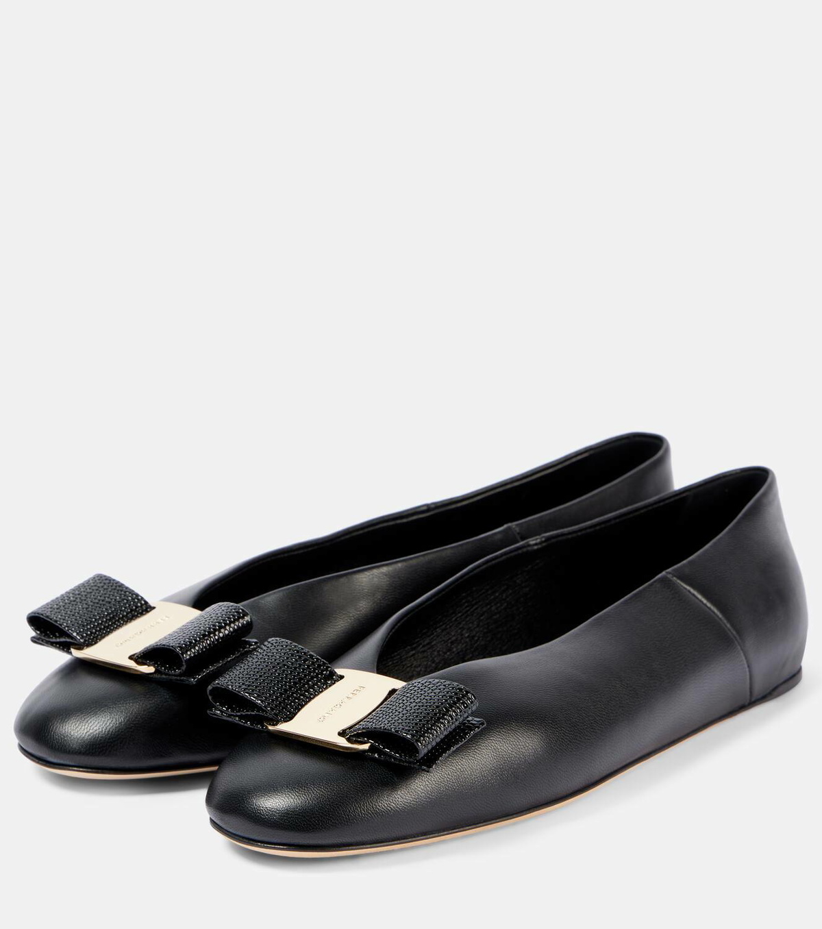 Ferragamo Vanna leather ballet flats Salvatore Ferragamo