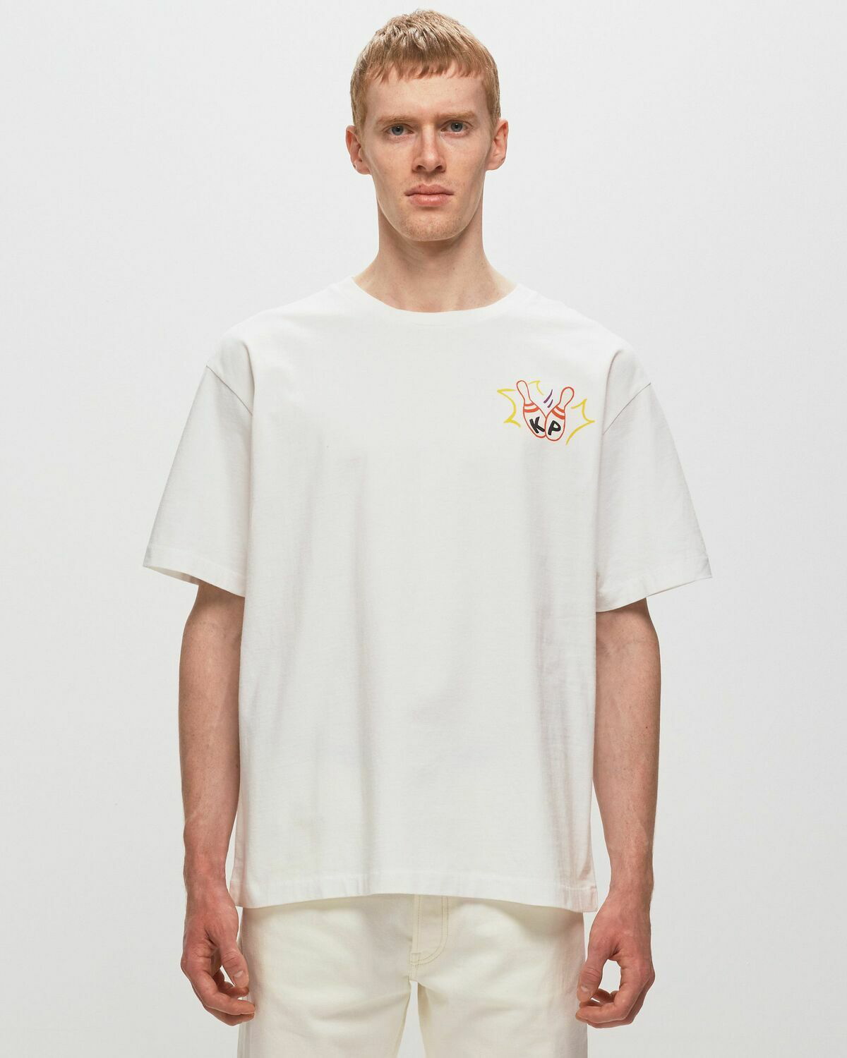 即発送☆関税送料込★KENZO☆'BOWLING' オーバーサイズ Tシャツ Kenzo Bowling Team Oversize Tee White Shortsleeves Kenzo