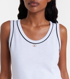 Valentino VLogo cotton jersey tank top