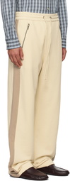 Gimaguas Beige Swan Track Pants