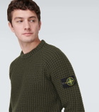 Stone Island Waffle-knit wool sweater
