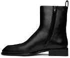 Alexander Wang Black Throttle Leather Boots