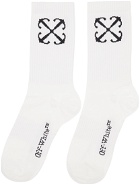 Off-White White Jacquard Socks