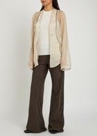 Rick Owens Silk-georgette Brown