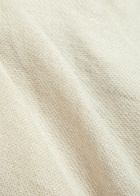 Brunello Cucinelli Metallic-knit Linen-blend Poncho - Beige - One Size