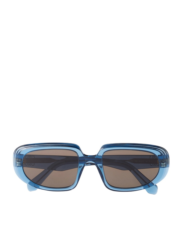 Photo: LOEWE - Anagram Round-Frame Acetate Sunglasses