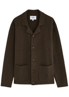 Wax London Wightman Cotton-blend Cardigan Brown