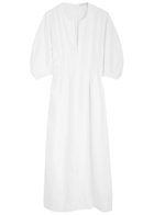 Faithfull The Brand Soleil Linen Midi Dress White