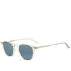 Garrett Leight Hampton Sunglasses in Pure Glass/Pure Bluesmoke