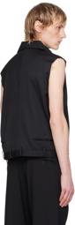 HODAKOVA Black Upside Down Trouser Vest