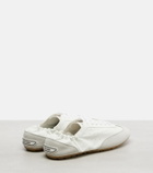 Saint Laurent Lewis leather and suede sneakers