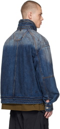 Juun.J Indigo Zip Denim Jacket