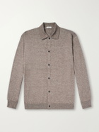 ATON - Cotton and Yak Wool-Blend Cardigan - Brown