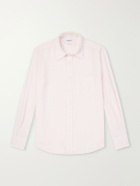 Thom Browne - Button-Down Collar Garment-Dyed Linen Shirt - Pink