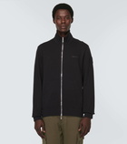 Moncler Cotton fleece zip-up sweater