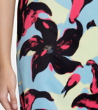 Dries Van Noten - Floral satin miniskirt