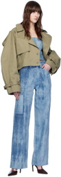 Elleme Khaki Cropped Jacket