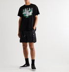 AMIRI - Nylon Cargo Drawstring Shorts - Black