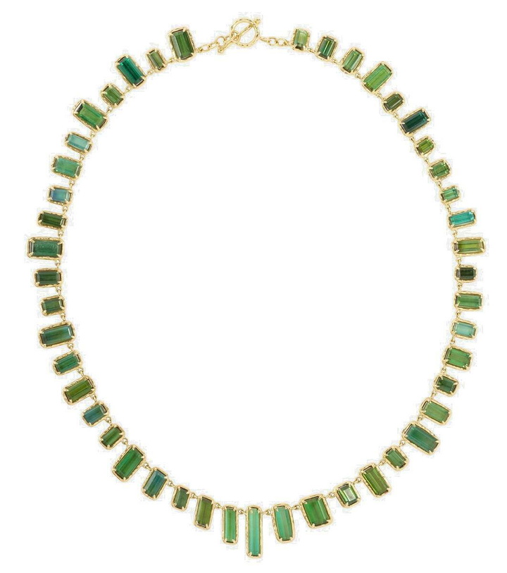 Photo: Octavia Elizabeth Bermuda Botany Eternity 18kt gold necklace with tourmalines