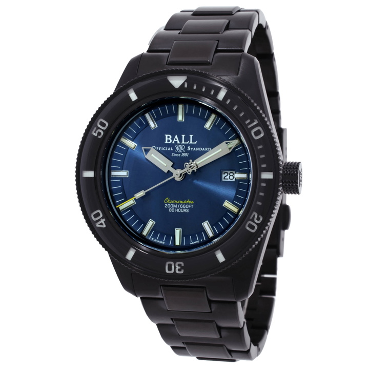 Photo: Ball Engineer II Skindiver Heritag Automatic Chronometer Mens Watch DD3208B-S2C-BER