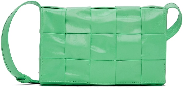 Photo: Bottega Veneta Green Cassette Bag