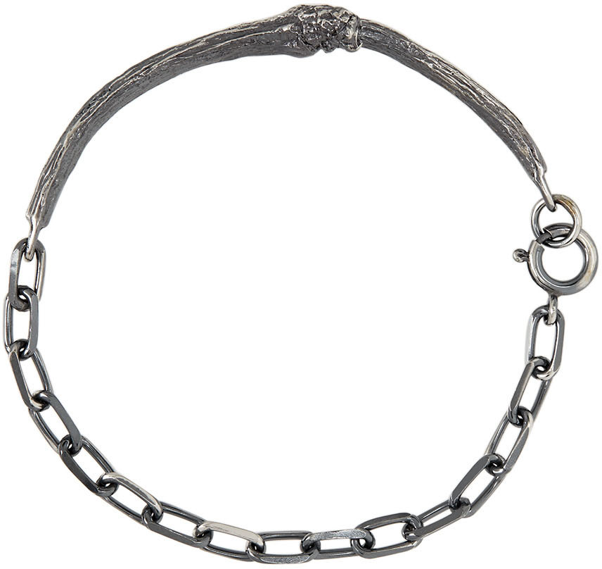 Chin Teo Gunmetal Branch Bracelet