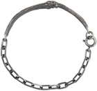Chin Teo Gunmetal Branch Bracelet