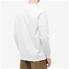Maharishi Men's Long Sleeve Organic Utility Pocket T-Shirt in White