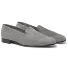 George Cleverley - Hedsor Suede Loafers - Gray