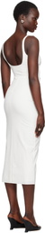 BEC + BRIDGE White Aveline Tuck Midi Dress
