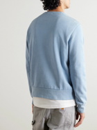Polo Ralph Lauren - Logo-Embroidered Cotton-Blend Jersey Sweater - Blue