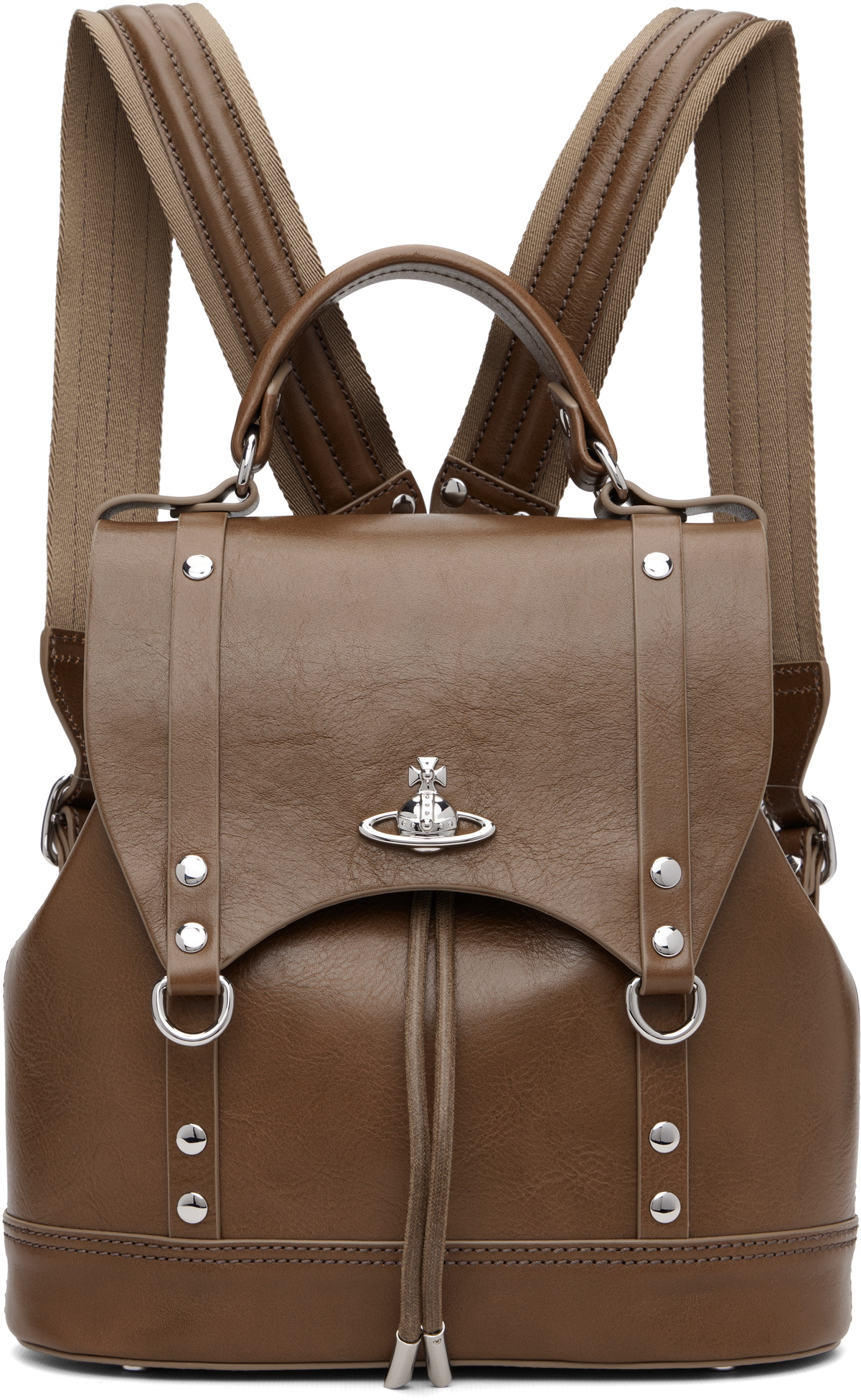Vivienne Westwood Brown Max Small Backpack Vivienne Westwood