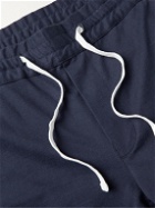 Armor Lux - Logo-Appliquéd Cotton-Jersey Sweatpants - Blue