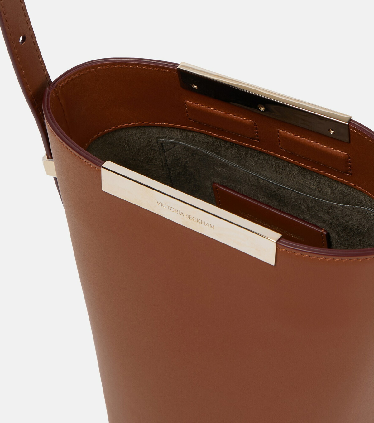 Victoria Beckham - Bucket Mini leather crossbody bag