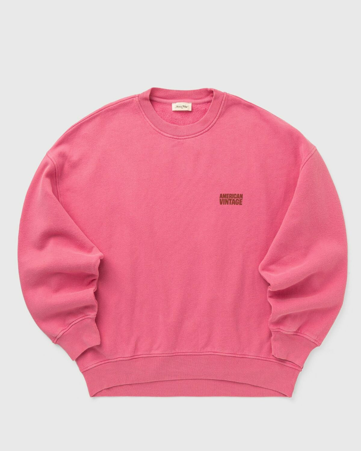 American Vintage PLIZZY pink Womens Sweatshirt