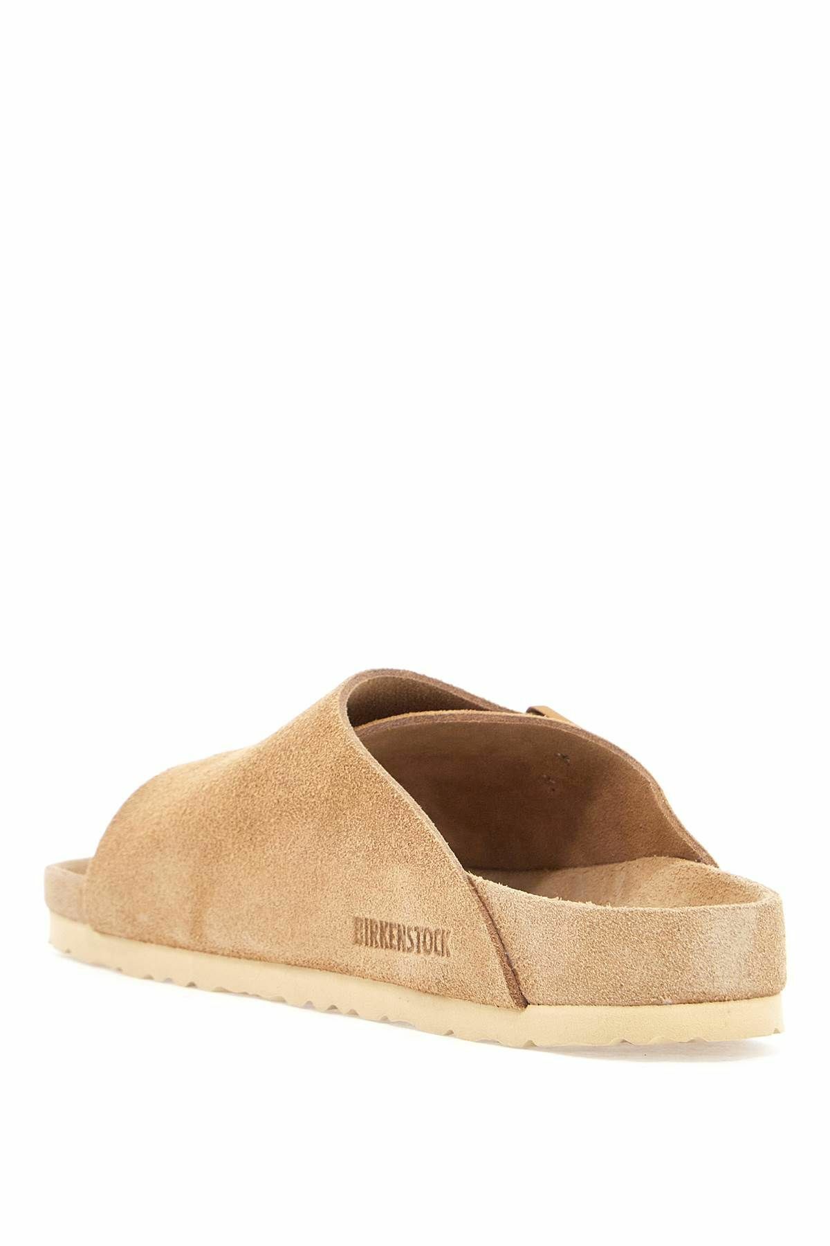BIRKENSTOCK beige suede zurich sandals with adjustable buckles Beige
