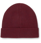 J.Crew - Ribbed Cashmere Beanie - Burgundy